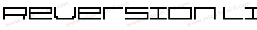 Reversion Light字体转换